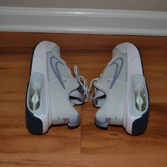 Nike AIR MAX INTRLK NEW Aura/Gray white Athletic Sneakers, sz 8.5 (DQ2904 400) - Picture 8 of 13